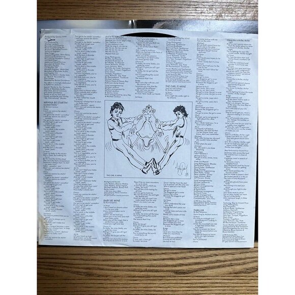 Epic Thriller Studio Album by Michael Jackson Vinyl Record - Picture 4 of 6